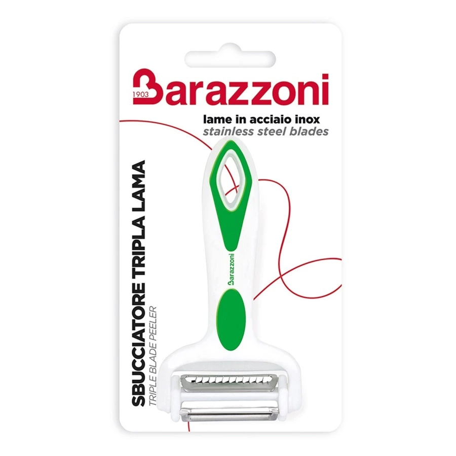 Овощечистка с тремя лезвиями Barazzoni My Utensil