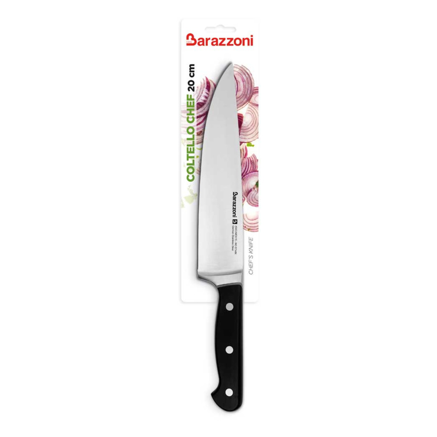 Нож кухонный Шеф Barazzoni Chef knife 20 см, сталь, рукоять пластик