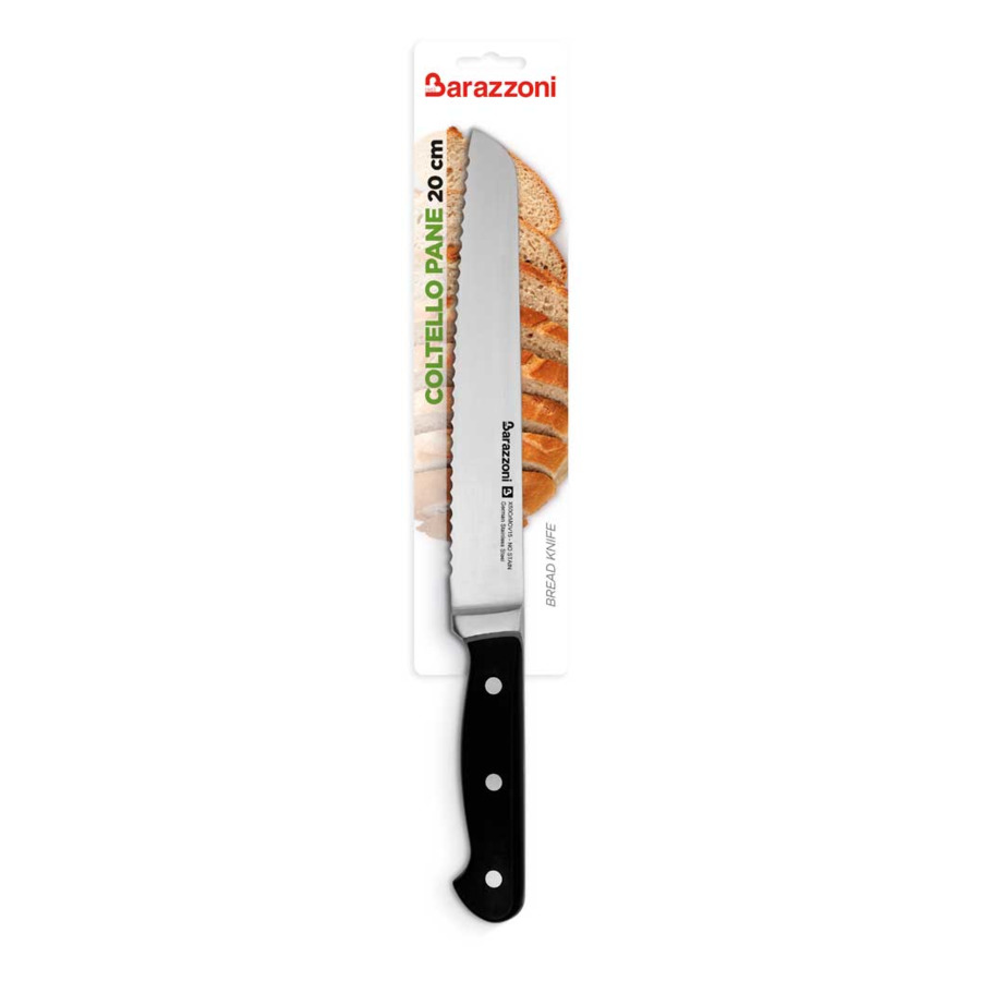 Нож для хлеба Barazzoni Chef knife 20 см, сталь, рукоять пластик