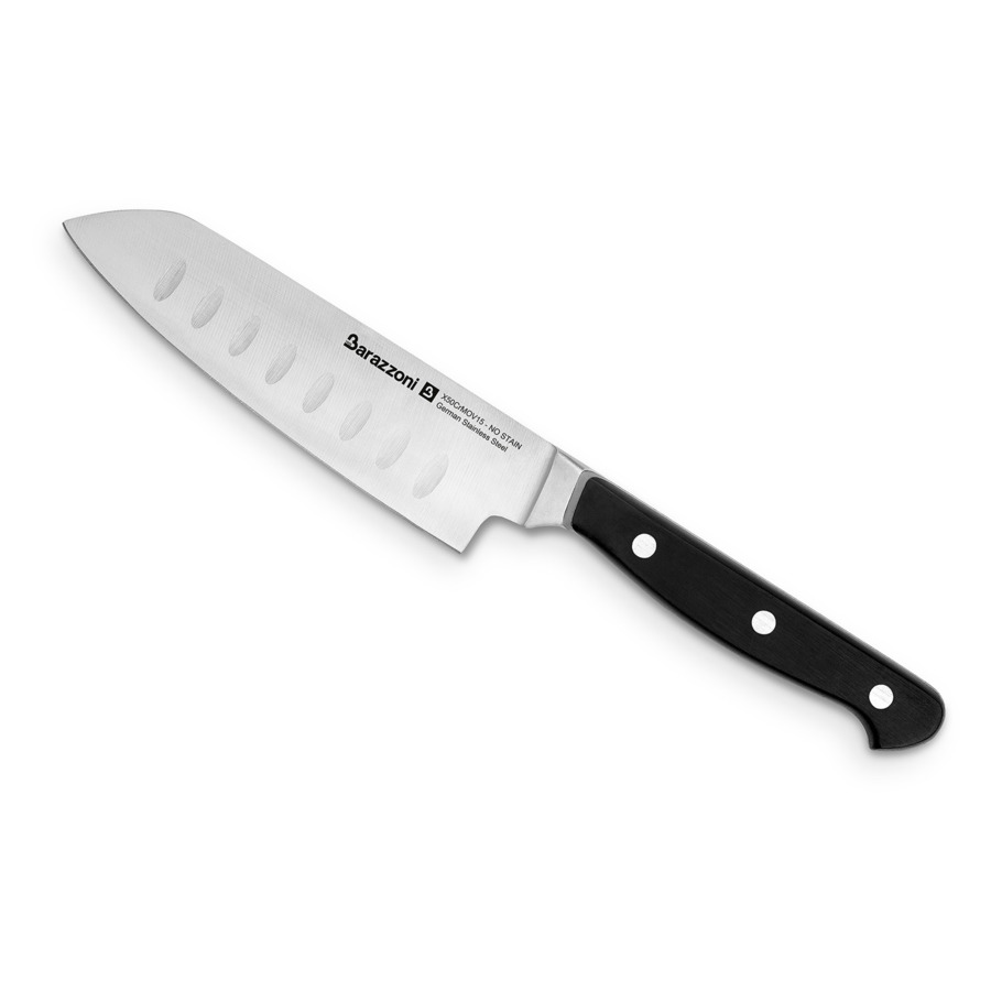 Нож поварской Сантоку Barazzoni Chef knife 13,5 см, сталь, рукоять пластик