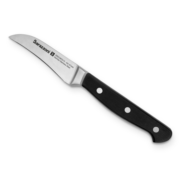 Нож ля чистки овощей изогнутый Barazzoni Chef knife 7,5 см, сталь, рукоять пластик