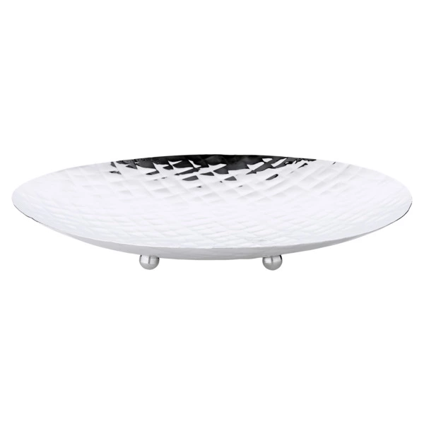 Блюдо на ножках Edzard Леонора Д30хН4,5 см, сталь нержавеющая