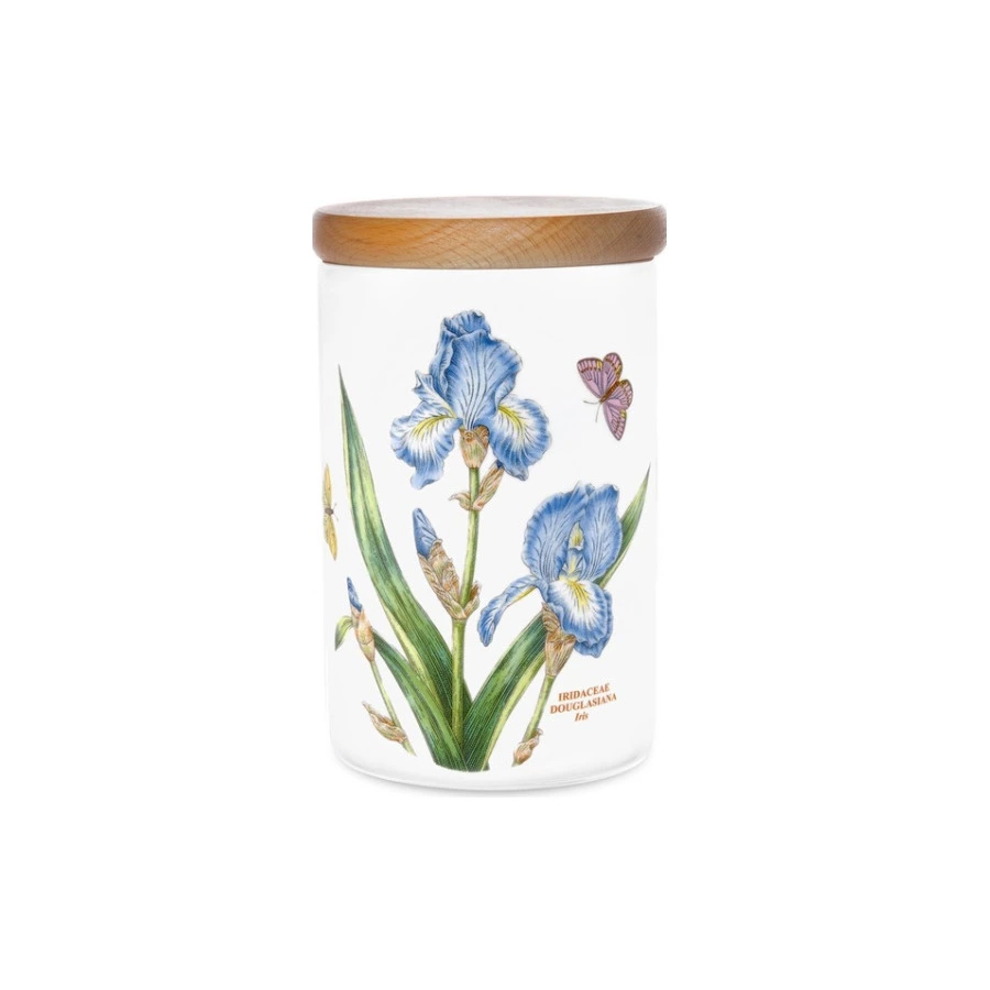 Банка для хранения герметичная Portmeirion Ботанический сад Ирис 18 см, фаянс