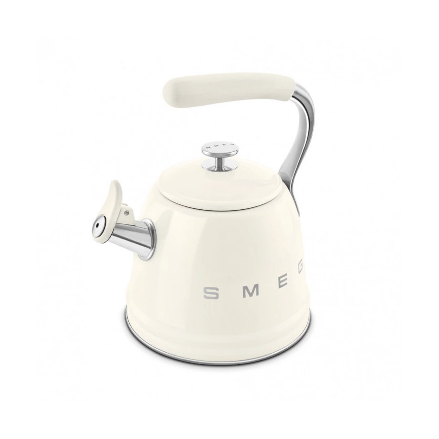 Чайник со свистком SMEG CKLW2001CR 2.3 л, кремовый