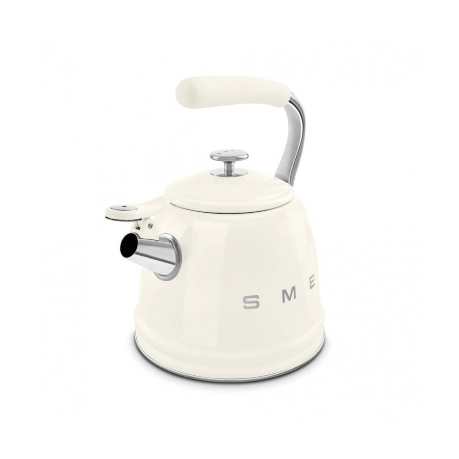 Чайник со свистком SMEG CKLW2001CR 2.3 л, кремовый