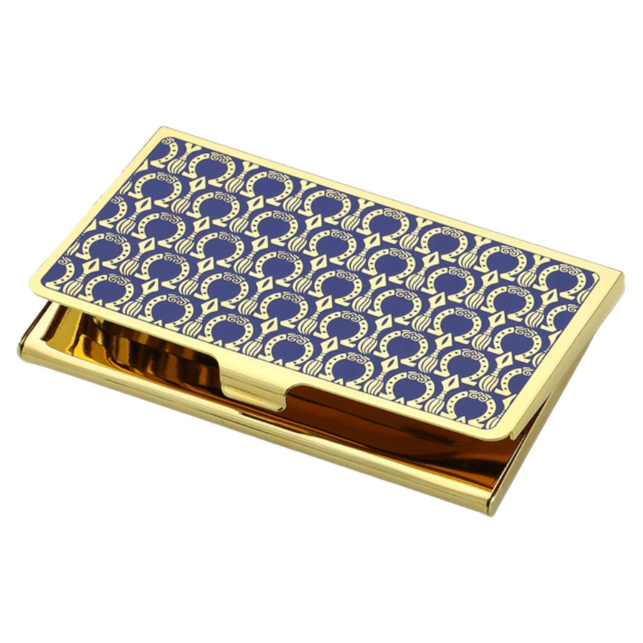 Набор подарочный Empire Золотая гора, записная книжка, визитница, ручка, синий, п/к