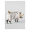 Фигурка Lladro Носорог-киборг 19х45х22 см, белый, фарфор