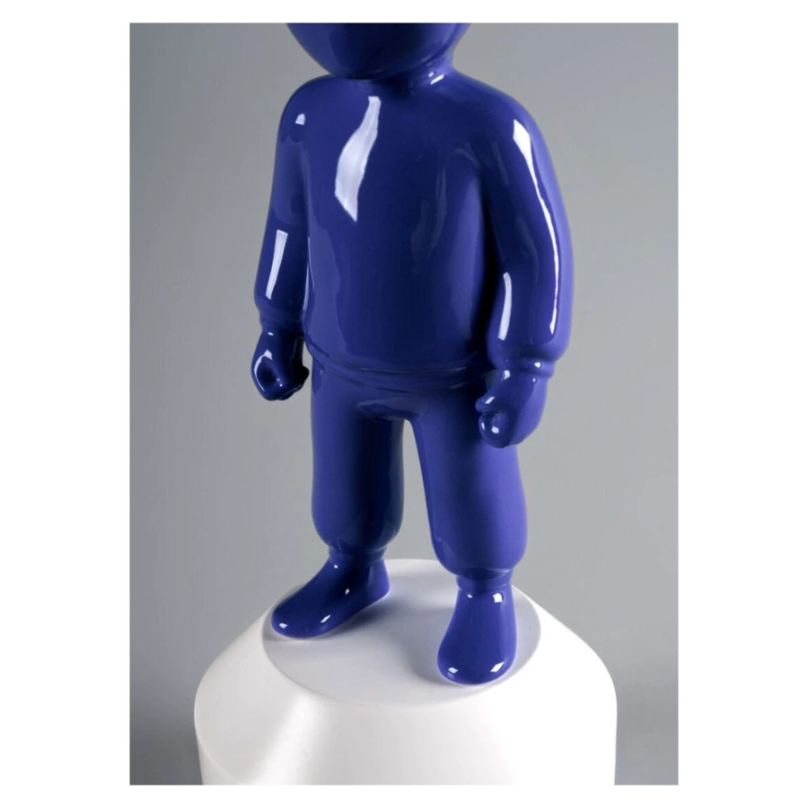 Фигурка Lladro Гость малый 11х30 см, фарфор, синий