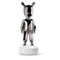 Фигурка Lladro Гость большой 19х52 см, фарфор, серебристый