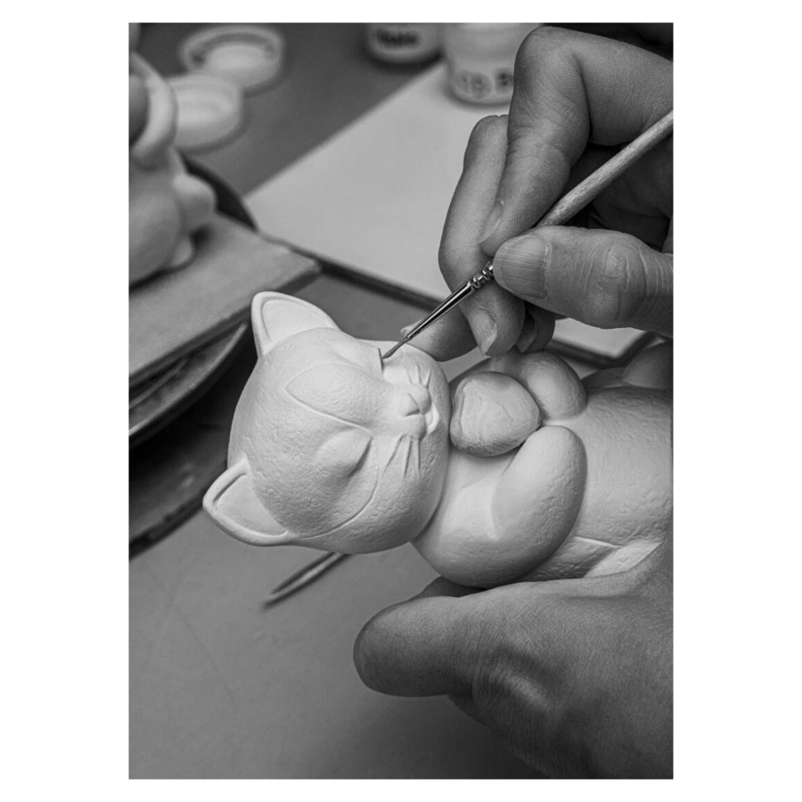 Фигурка Lladro Игривый котенок 12x7x7 см, фарфор