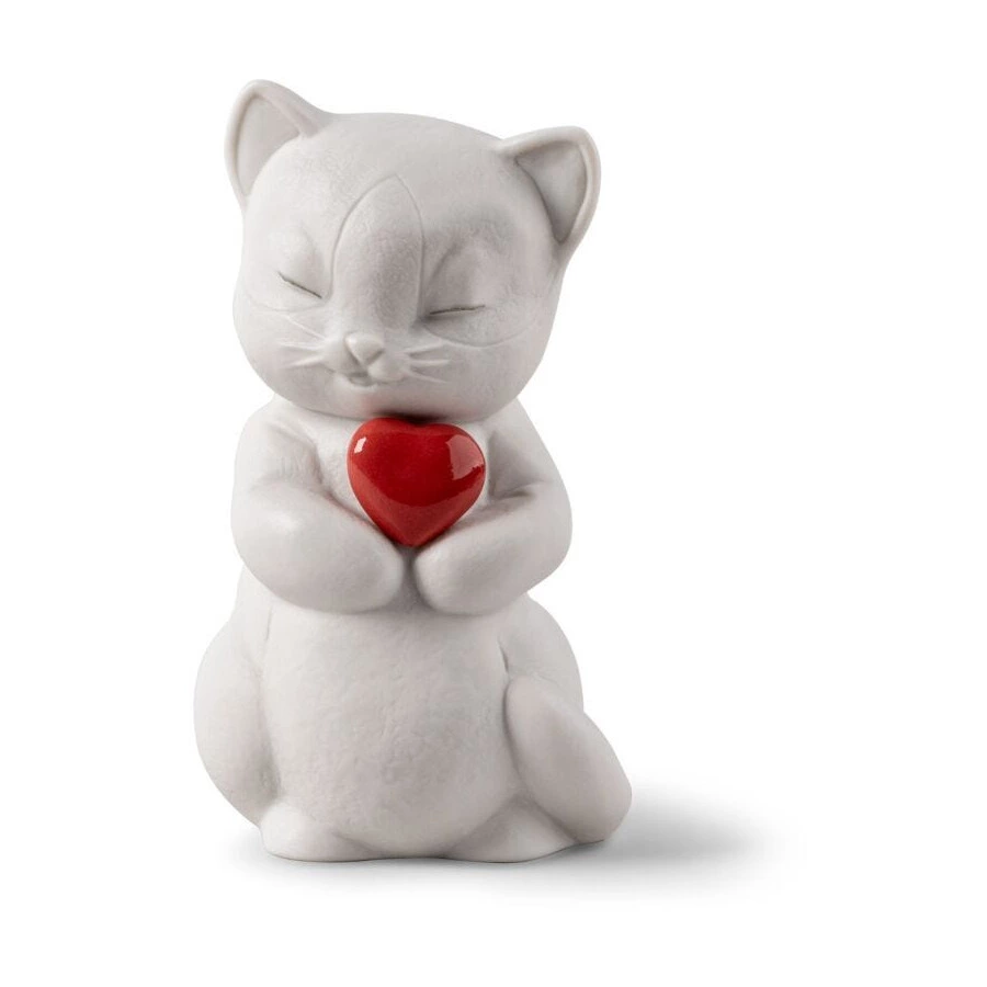 Фигурка Lladro Игривый котенок 12x7x7 см, фарфор