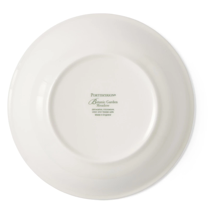 Тарелка для пасты Portmeirion Ботанический сад. Летний луг Гортензия 20 см, фаянс