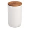 Банка для хранения Decor de table Home 750 мл, керамика, акация, белая