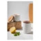 Банка для хранения Decor de table Home 550 мл, рельеф, керамика, акация, белая