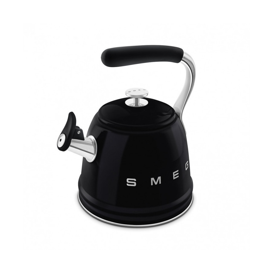 Чайник со свистком SMEG CKLW2001BL 2.3 л,  чёрный