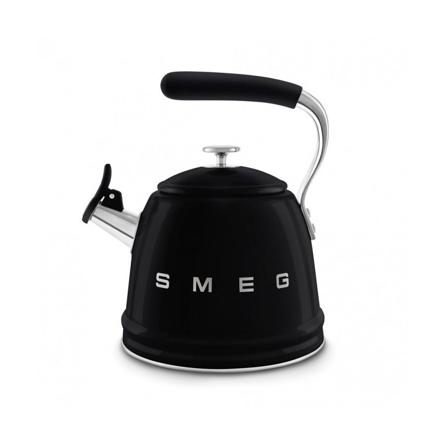 Чайник со свистком SMEG CKLW2001BL 2.3 л,  чёрный