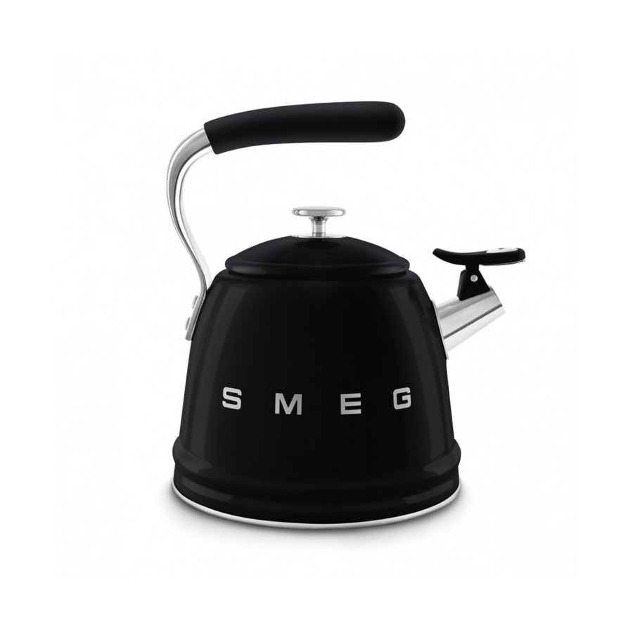 Чайник со свистком SMEG CKLW2001BL 2.3 л,  чёрный