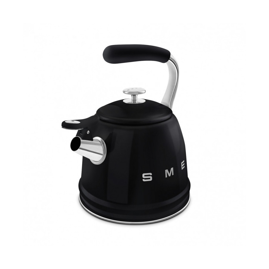 Чайник со свистком SMEG CKLW2001BL 2.3 л,  чёрный