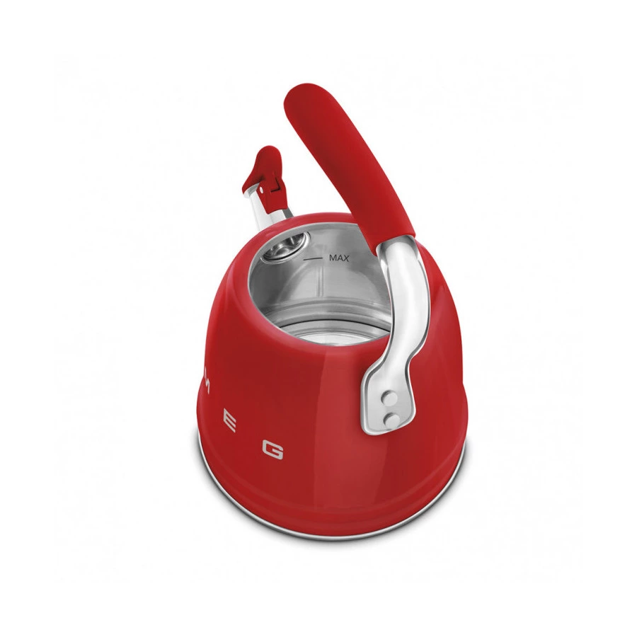 Чайник со свистком SMEG CKLW2001RD 2.3 л, красный