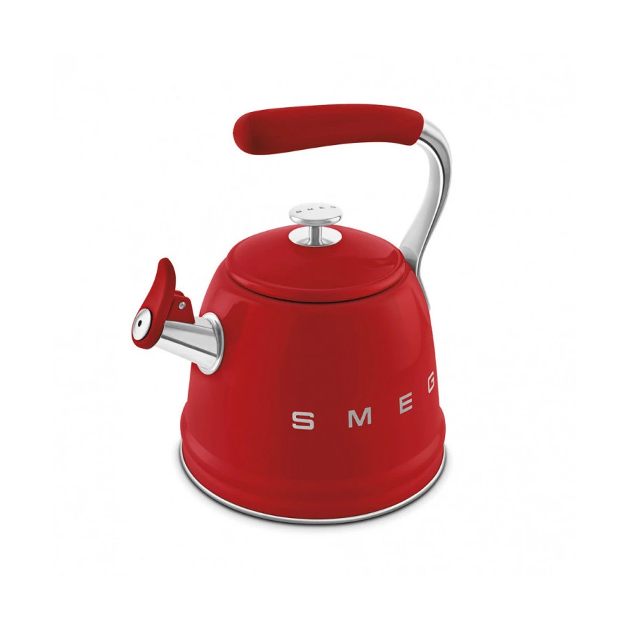 Чайник со свистком SMEG CKLW2001RD 2.3 л, красный