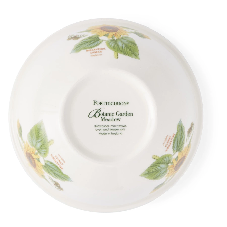 Салатник порционный Portmeirion Ботанический сад. Летний луг Подсолнух 14 см, фаянс