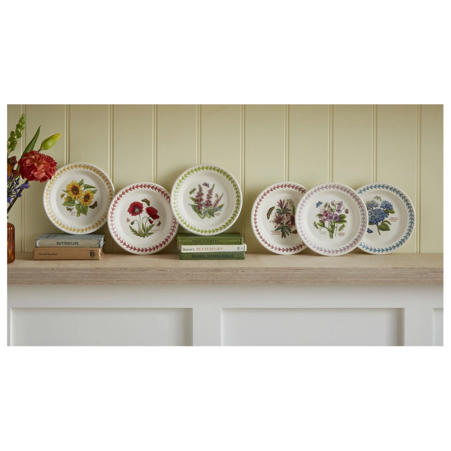 Тарелка десертная Portmeirion Ботанический сад. Летний луг Азалия 16,5 см, фаянс