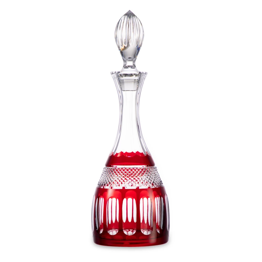 Графин Cristal de Paris Мирей 1 л, красный