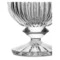Конфетница на ножке Decor de table Париж Гингко 12,5х20 см, хрусталь, цветок янтарно-зеленый