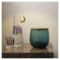 Банка для хранения с крышкой Nude Glass Берет d16хh15,4 см, стекло хрустальное, сине-зеленая