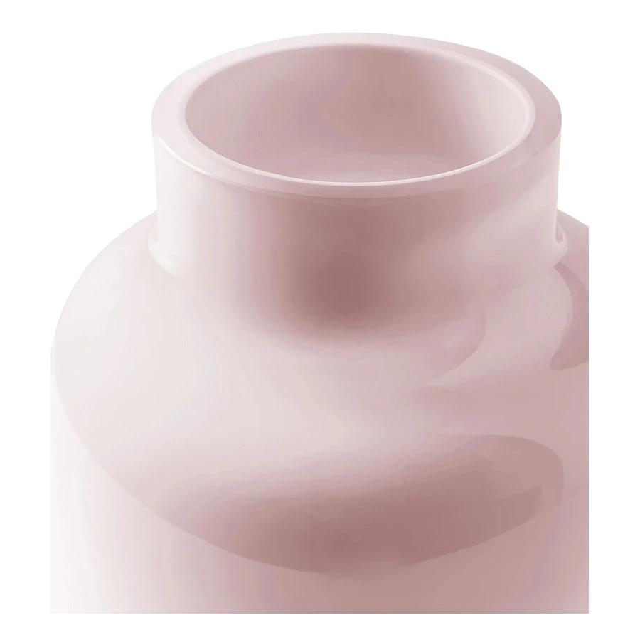 Ваза Nude Glass Магнолия 32 см, стекло хрустальное, опалово-розовая