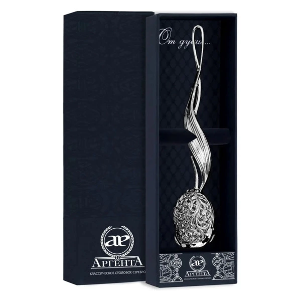 Ситечко в футляре АргентА Classic Тюльпан 32,54 г, серебро 925