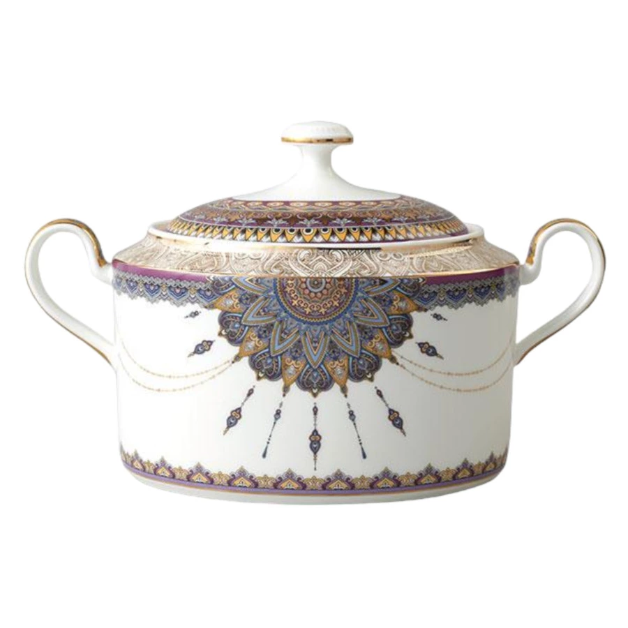 Сервиз чайный Empire Принцесса на 6 персон 17 предметов, фарфор твердый, золотая деколь, п/к