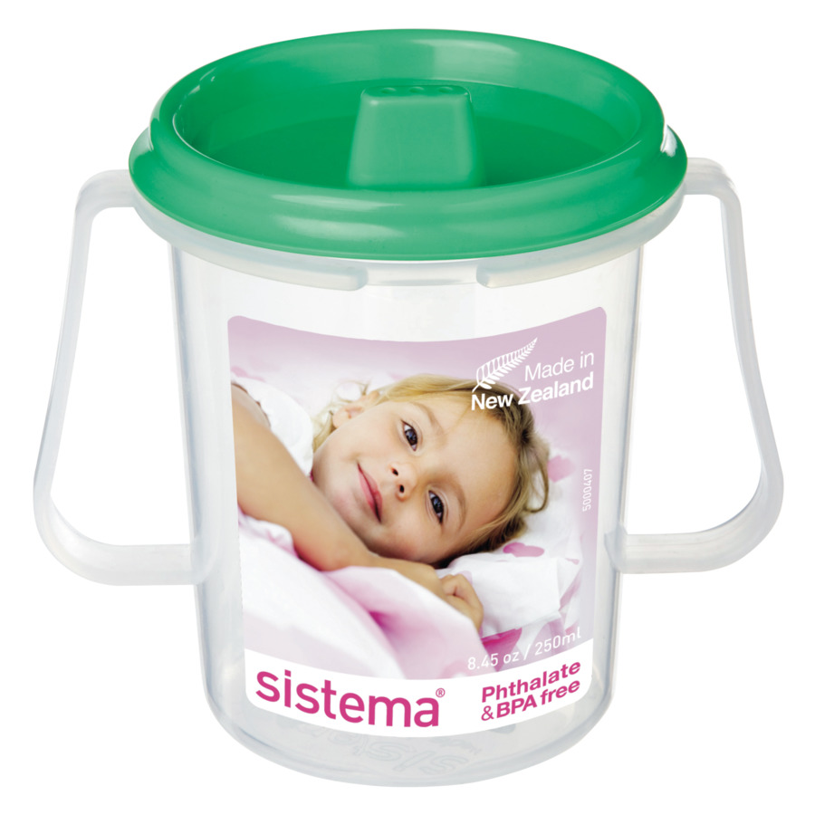 Поильник детский Sistema Hydrate 250 мл, зеленый