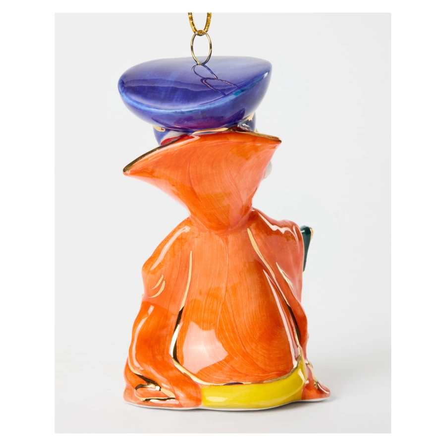 Игрушка елочная Лефортовский фарфор Вовка из 3/9 царства 5х6,2х10,4 см, фарфор, ручная работа, п/к