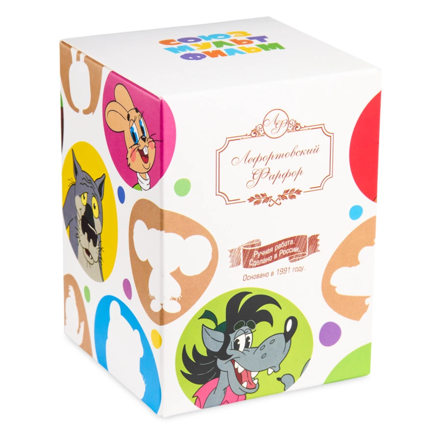 Игрушка елочная Лефортовский фарфор Карлсон 9х5,5х9,5 см, фарфор, ручная работа, п/к