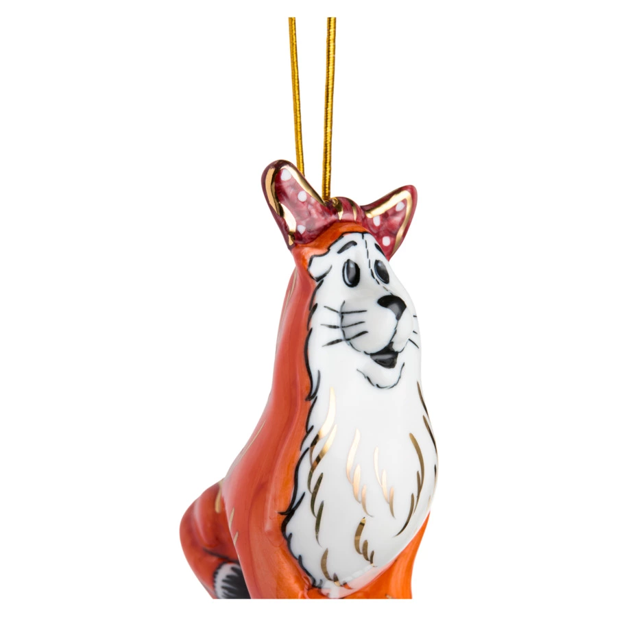 Игрушка елочная Лефортовский фарфор Матильда 3,5х6,4х9,8 см, фарфор, ручная работа, п/к