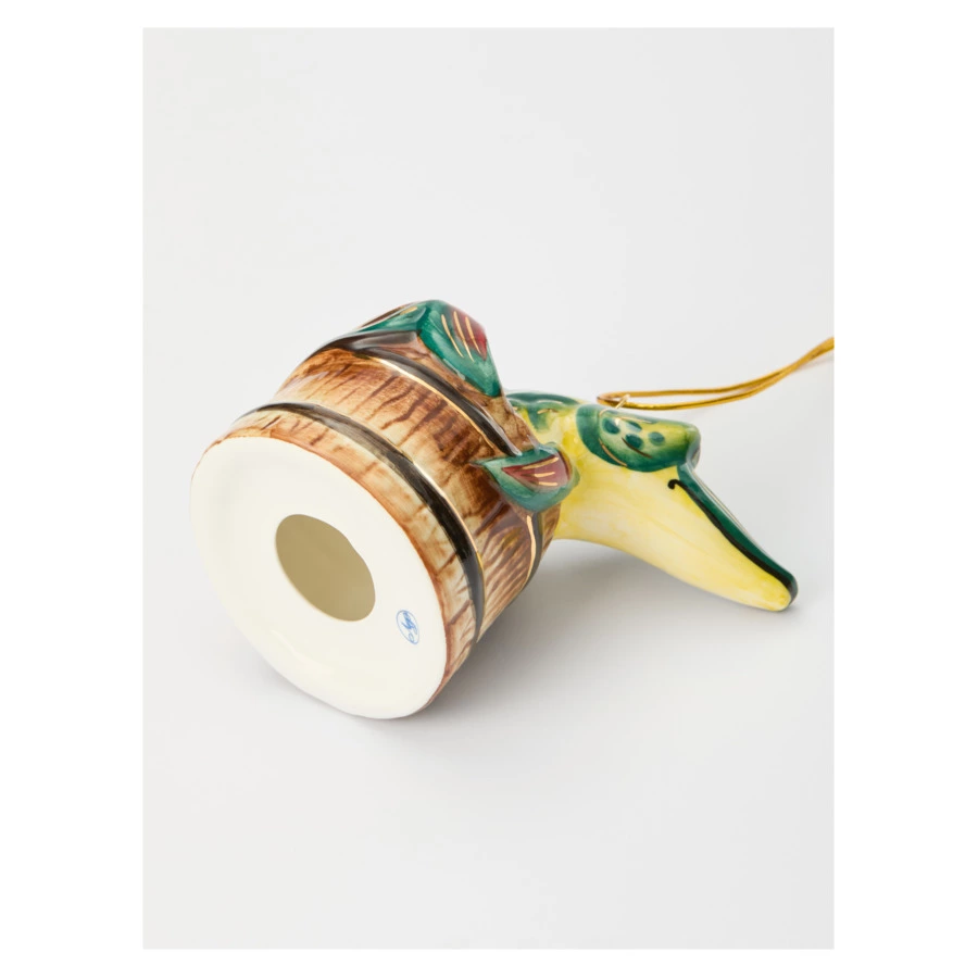 Игрушка елочная Лефортовский фарфор Щука 6,5х10,5х8 см, фарфор, ручная работа, п/к