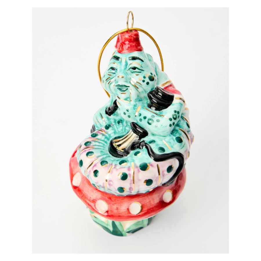 Набор елочных игрушек Лефортовский фарфор Алиса в Стране Чудес 6 шт, фарфор, в коробке с музыкой,п/к