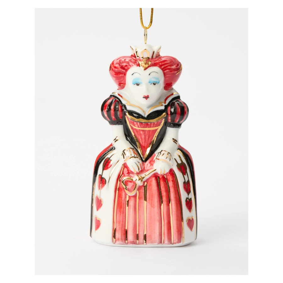 Набор елочных игрушек Лефортовский фарфор Алиса в Стране Чудес 6 шт, фарфор, в коробке с музыкой,п/к