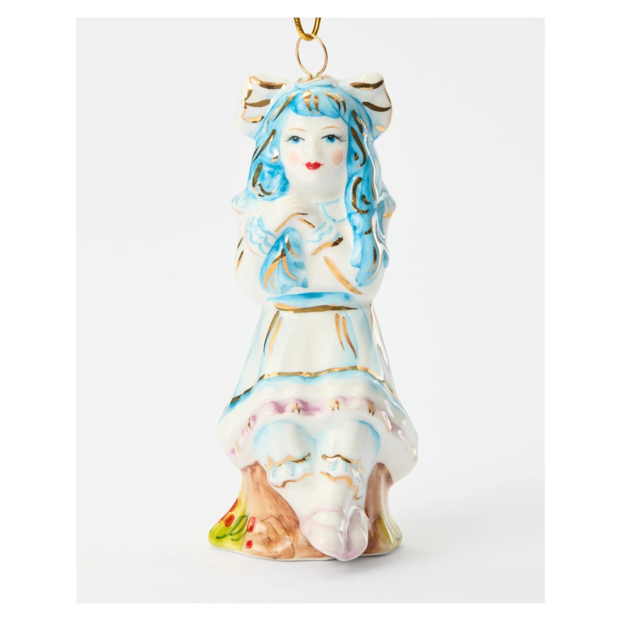 Набор елочных игрушек Лефортовский фарфор Золотой Ключик Буратино 2 шт, фарфор, с музыкой, п/к