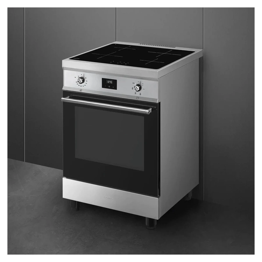Отдельностоящий варочный центр индукция-электро SMEG C6IMXT2 60х60 см, сталь нержавеющая
