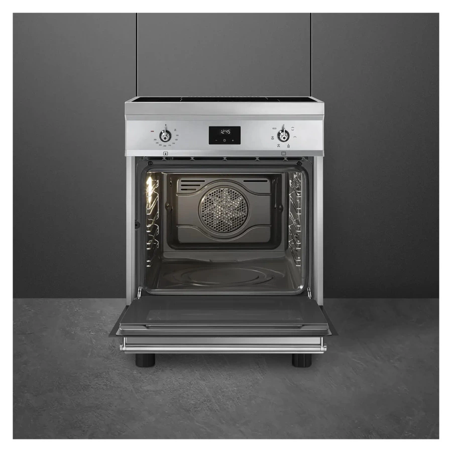 Отдельностоящий варочный центр индукция-электро SMEG C6IMXT2 60х60 см, сталь нержавеющая