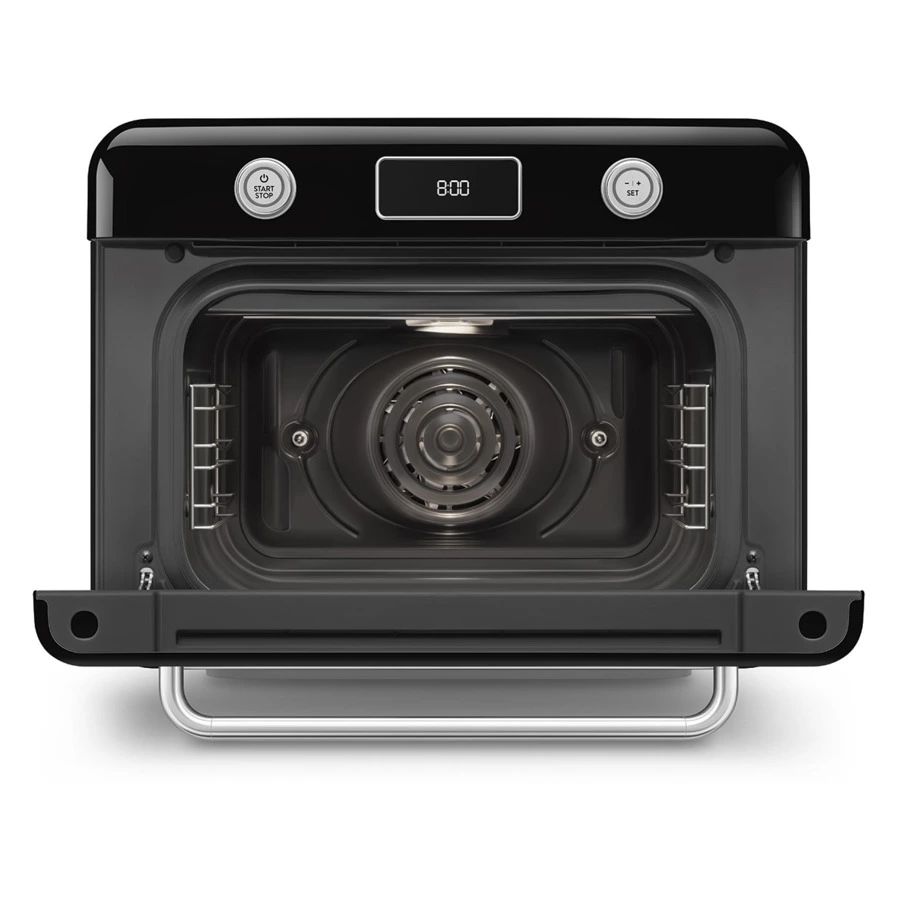 Мини печь с паром и функцией Аэрогриль 10 функций SMEG COF01BLEU, черный