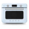Мини печь с паром и функцией Аэрогриль 10 функций SMEG COF01PBEU, пастельный голубой