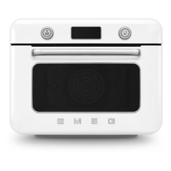 Мини печь с паром и функцией Аэрогриль 10 функций SMEG COF01WHEU, цвет белый