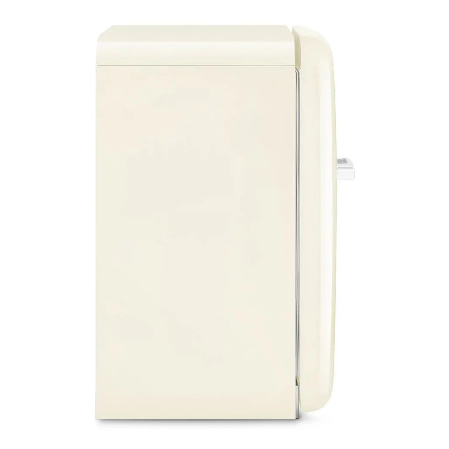 Холодильник однодверный стиль 50-х годов SMEG FAB10RCR6 54,5 см, 122 л, кремовый