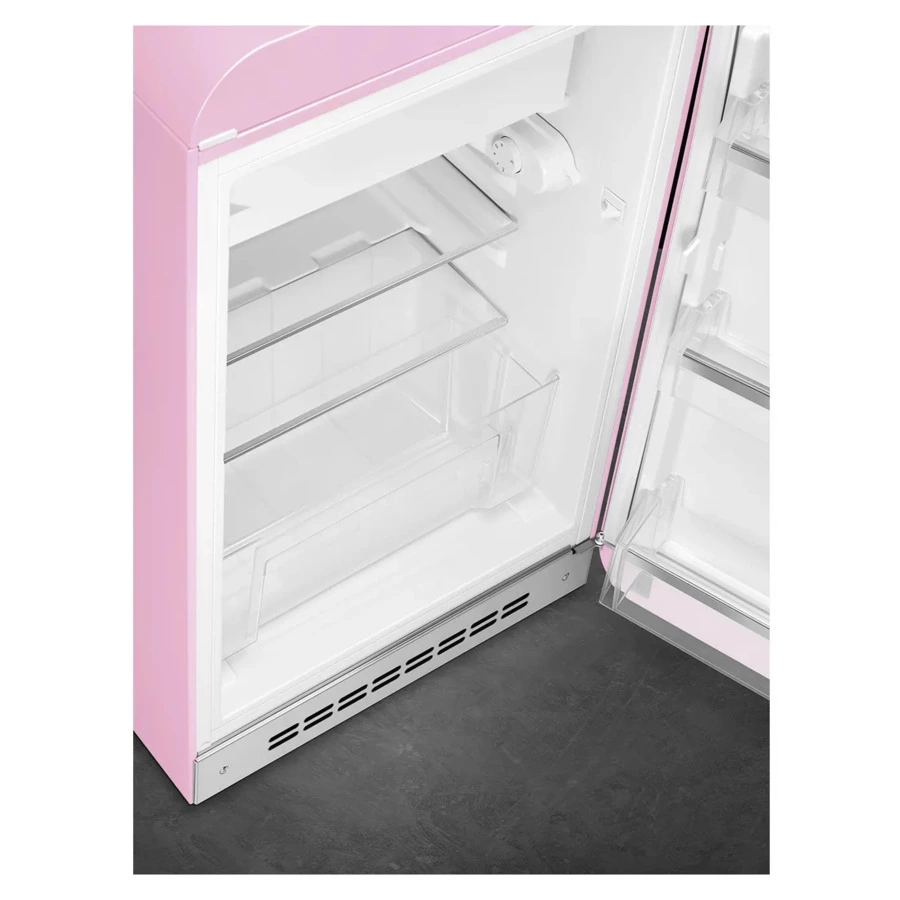 Холодильник однодверный стиль 50-х годов SMEG FAB10RPK6 54,5 см, 122 л, розовый