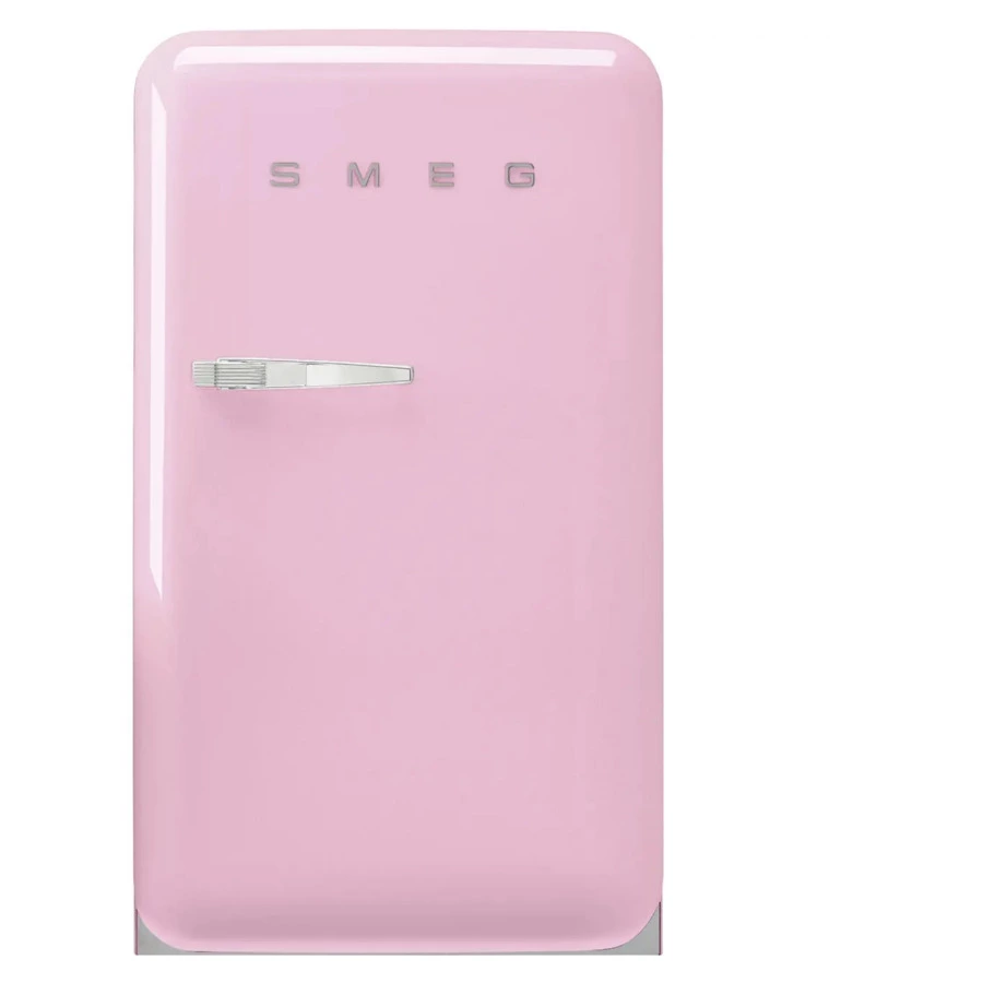 Холодильник однодверный стиль 50-х годов SMEG FAB10RPK6 54,5 см, 122 л, розовый
