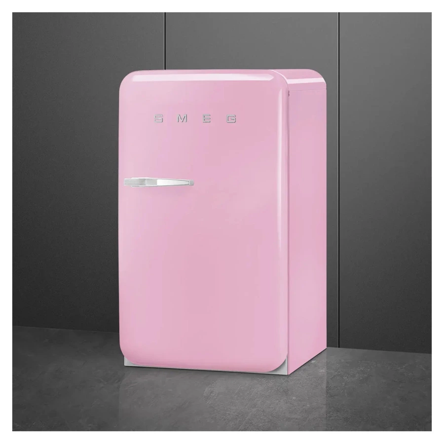 Холодильник однодверный стиль 50-х годов SMEG FAB10RPK6 54,5 см, 122 л, розовый