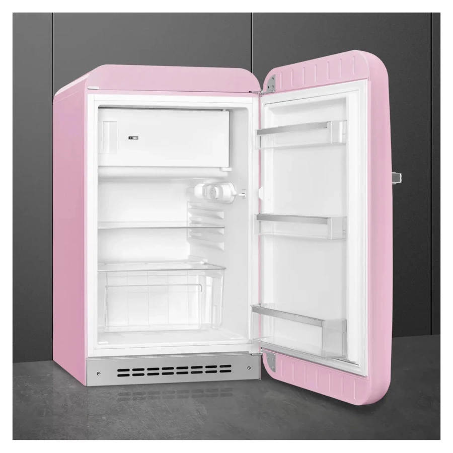 Холодильник однодверный стиль 50-х годов SMEG FAB10RPK6 54,5 см, 122 л, розовый
